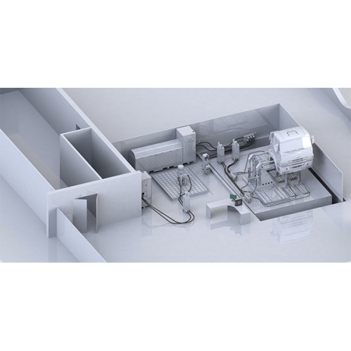 Многоосевой стенд испытания кабин