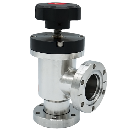 UHV Angle Valve DN 16 CF, SS/Cu/FKM