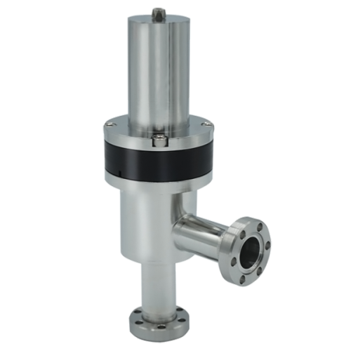 UHV Angle Valve DN 40 CF, SS/Cu/FKM, pneumatic