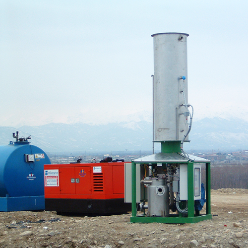 Компактный дегазационный блок